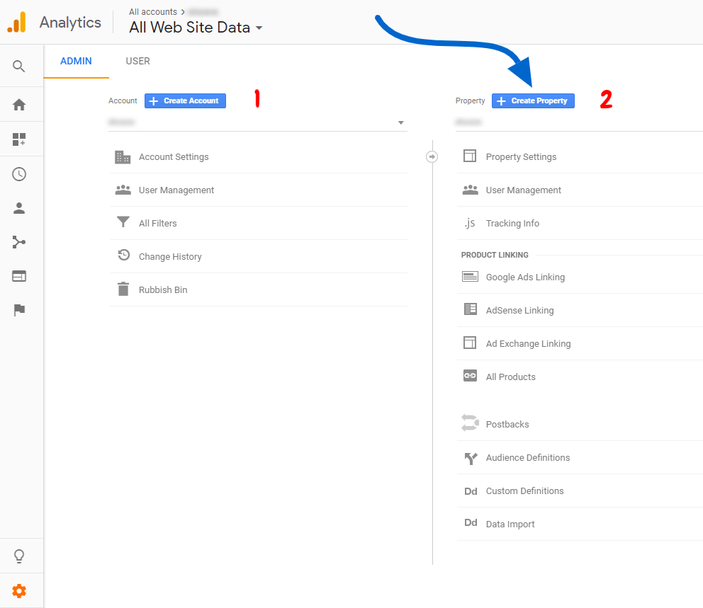 إضافة موقع جديد الى تحليلات جوجل