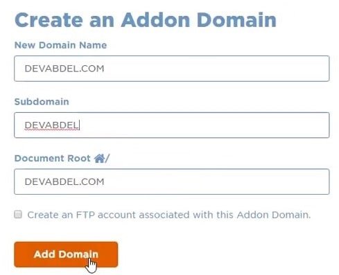 add Domain