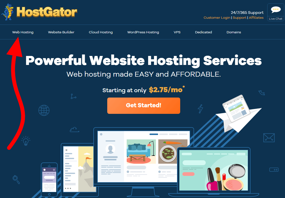 hostgator web hosting